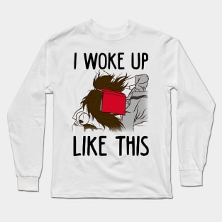 Loving Books. Reading All Night. Long Sleeve T-Shirt